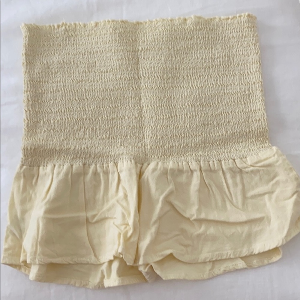 Smocked crop top